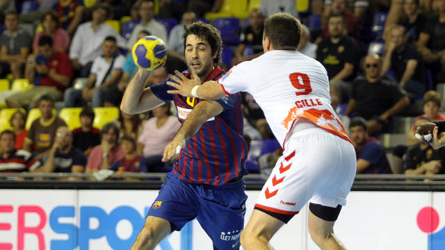 FC Barcelona Intersport - Chambery Savoie (28-25) / FOTO: ÀLEX CAPARRÓS-FCB