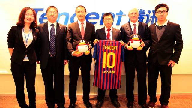 Tencent commits to build a Chinese FC Barcelona website / PHOTO: FCB