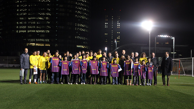 Solidaritat amb els nens de Fukushima / FOTO: MIGUEL RUIZ - FCB