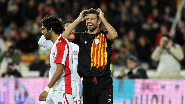 Piqué after missing his goal-scoring chance / PHOTO: MIGUEL RUIZ-FCB