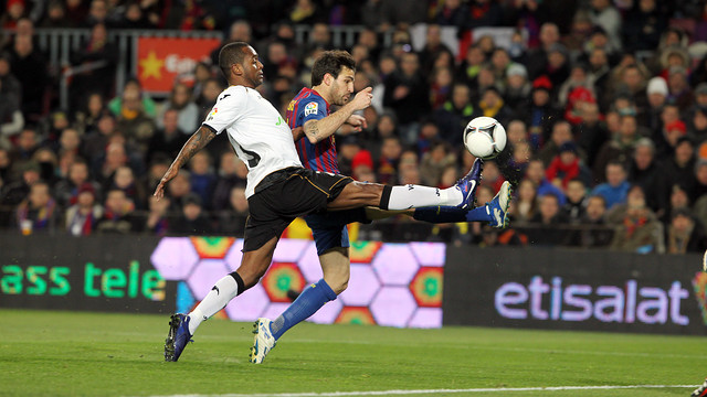 FC Barcelona - Valencia 8/02/2012 / PHOTO: MIGUEL RUIZ - FCB
