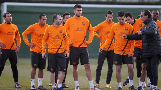 L'entrenament d'aquest dimecres. FOTO: MIGUEL RUIZ-FCB.