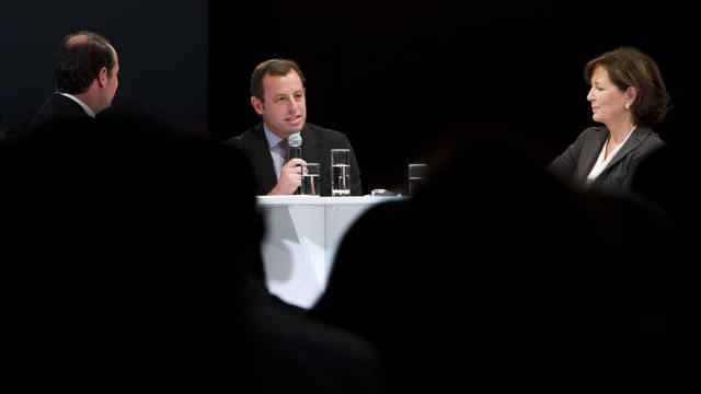 Sandro Rosell, en el Global Sports Forum / FOTO: LEX CAPARRS - FCB