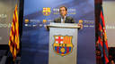 Sandro Rosell, en la compareixença de fa un any / FOTO: ARXIU FCB