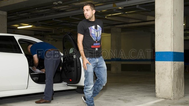 Welcome Jordi Alba/ PHOTO: ÀLEX CAPARRÓS - FCB