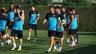 Four B team players in training