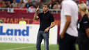 Tito Vilanova à Bucarest / PHOTO: MIGUEL RUIZ - FCB