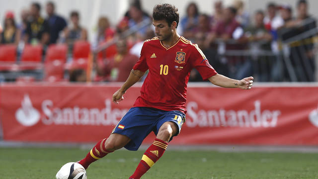 Cesc Fàbregas with spanish team / PHOTO: CARMELO RUBIO (RFEF)
