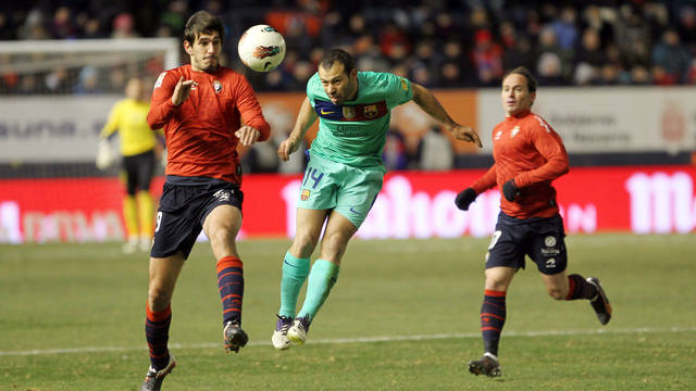 Barça return to Pamplona on Sunday. PHOTO: ARXIU / FCB