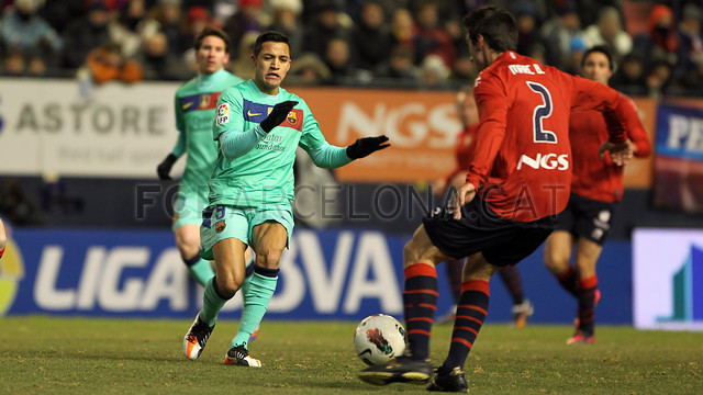 Alexis Sánchez, l'any passat a Pamplona. FOTO: MIGUEL RUIZ-FCB.