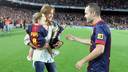 Standing ovation for Iniesta at the Camp Nou