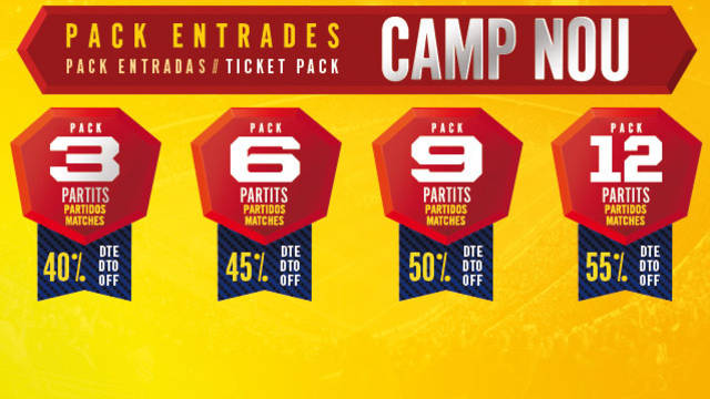 Ticket packs 2012/13