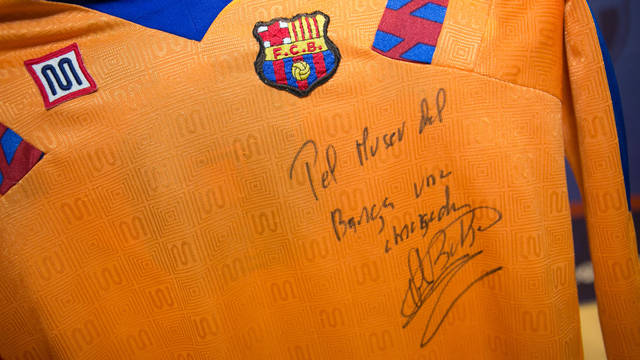 Bakero's jersey / PHOTO: GERMÁN PARGA - FCB
