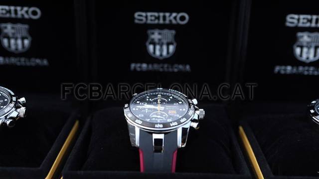 Seiko delivers the official watch Barca first team/ FOTO: MIGUEL RUIZ - FCB