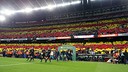 Una senyera de 98.000 cartolines