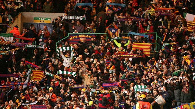 Barça Fans at Celtic Park / PHOTO: MIGUEL RUIZ-FCB.