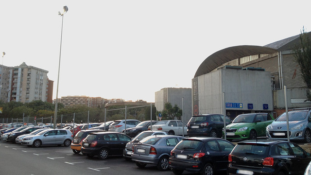Parking area behind the Palau Blaugrana | PHOTO: FCB 