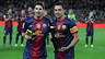 Camp Nou pays tribute to Messi and Xavi