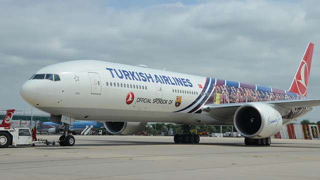 Avió de Turkish Airlines. FOTO: MIGUEL RUIZ-FCB.
