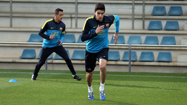 Bartra y Alexis han trabajado al margen / FOTO: MIGUEL RUIZ-FCB