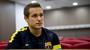 Interview to Víctor Tomás / PHOTO: ÁLEX CAPARRÓS - FCB