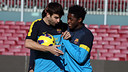 Piqué and Song / PHOTO: MIGUEL RUIZ - FCB