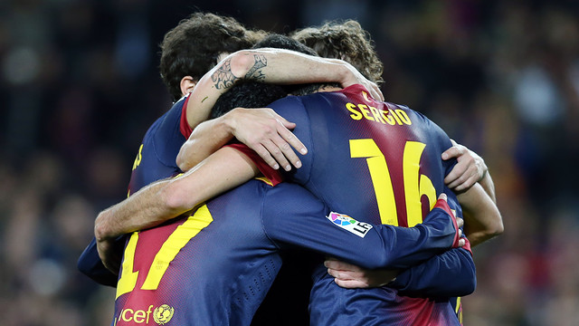 Contra el Espanyol el FC Barcelona iguala la mejor primera vuelta de la historia, con 52 puntos / FOTO: MIGUEL RUIZ - FCB