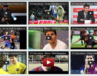 Messi on Youtube Channel