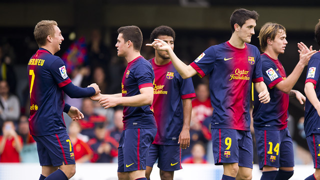 Barça B v Castilla / PHOTO: ARXIU FCB