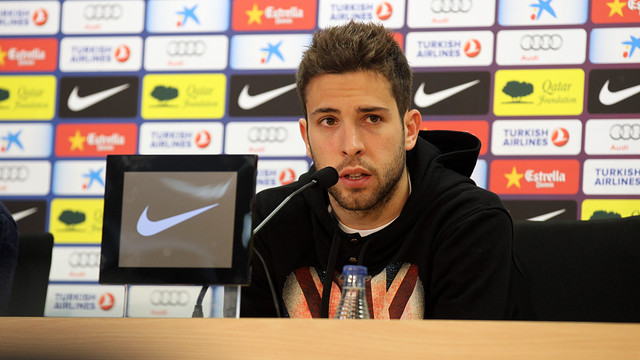 Jordi Alba / PHOTO: MIGUEL RUIZ - FCB