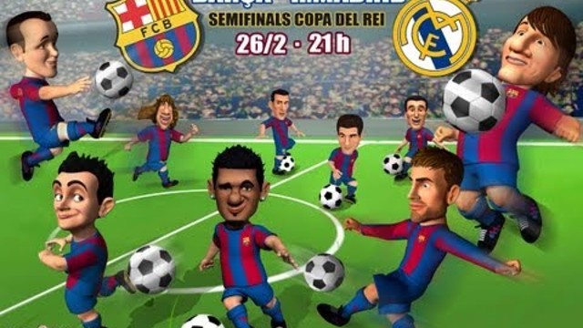 Els Barça Toons, amb el Clàssic de Copa