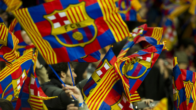 90,000 flags in Camp Nou / PHOTO: ÀLEX CAPARRÓS - FCB