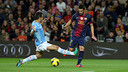 Villa in the Barça-Celta game. FOTO: MIGUEL RUIZ - FCB