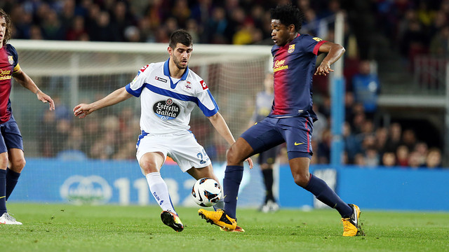 Song in particular played a big part in the win against Deportivo / PHOTO: MIGUEL RUIZ - FCB