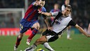 Iniesta against Levante  in 2004/05 season PHOTO: ARXIU - FCB