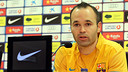 Iniesta press conference | PHOTO: MIGUEL RUIZ-FCB.