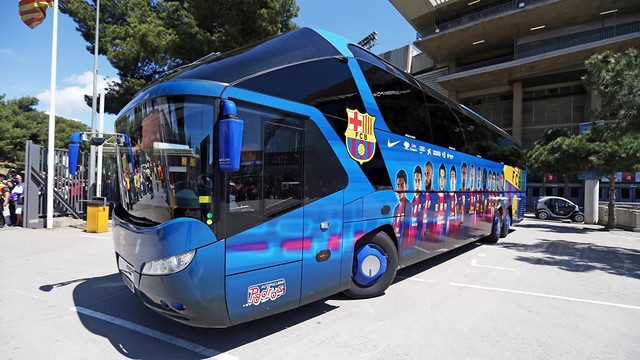Bus FC Barcelona | PHOTO: MIGUEL RUIZ