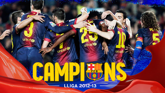 Campions de Lliga 2012/13.