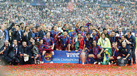 Eufòria a París (2006). FOTO: ARXIU FCB.