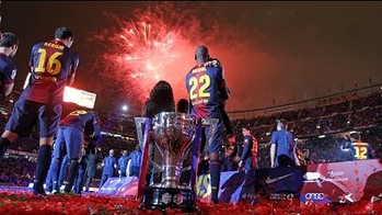 FC Barcelona - Els millors moments de la celebració del títol de Lliga al Camp Nou 