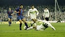 Eusebio, durante el partido con el Elche de hace 24 años / FOTO: ARCHIVO FCB