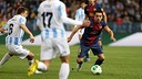 Xavi vs. Málaga / PHOTO: MIGUEL RUIZ - FCB