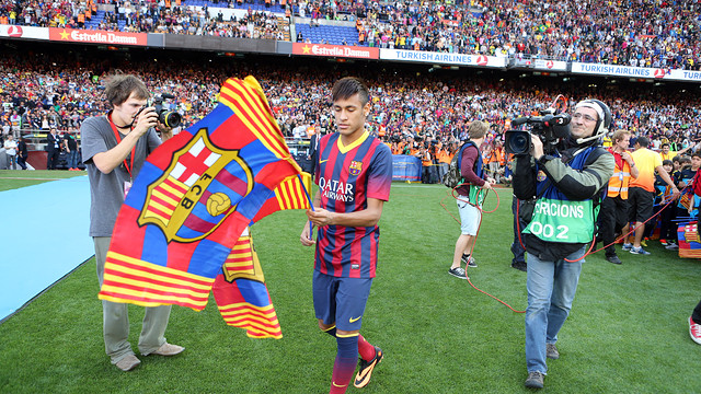 Neymar Jr, al Camp Nou / FOTO: MIGUEL RUIZ-FCB