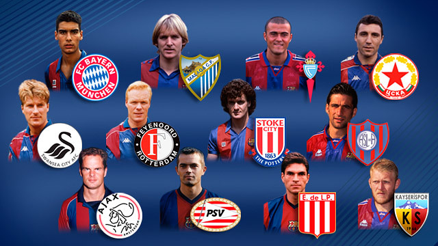 Exjugadors del FC Barcelona als seus equips actuals