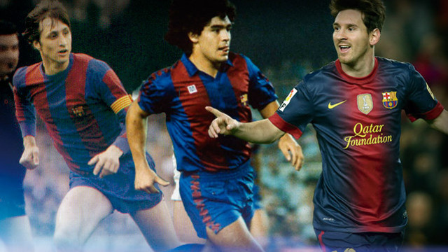 Cruyff, Maradona i Messi