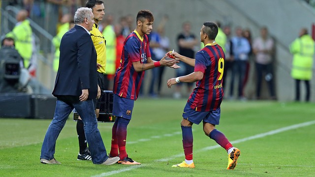 Neymar, contra el Lechia Gdansk. FOTO: MIGUEL RUIZ-FCB.