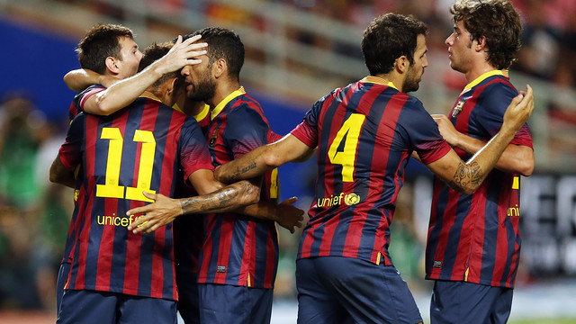 Barça have scored 27 goals in six preseason friendlies / PHOTO: MIGUEL RUIZ - FCB