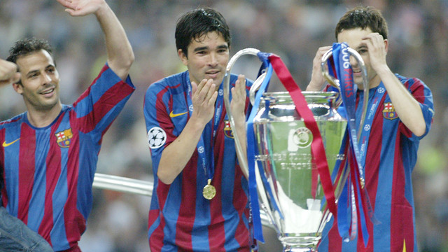 Deco won the Champions League in 2006 with FC Barcelona / PHOTO: ARXIU FCB