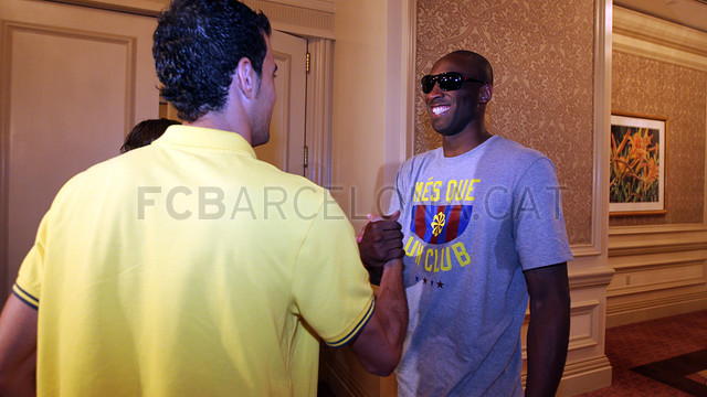 NBA stars and FC Barcelona