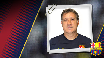 Martino Imatge oficial de Tata Martino com a entrenador del FC Barcelona